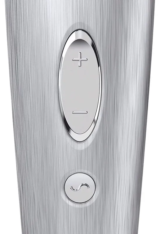 вибро-вакуумно-волновой стимулятор satisfyer high fashion, серебристый в Воронеже