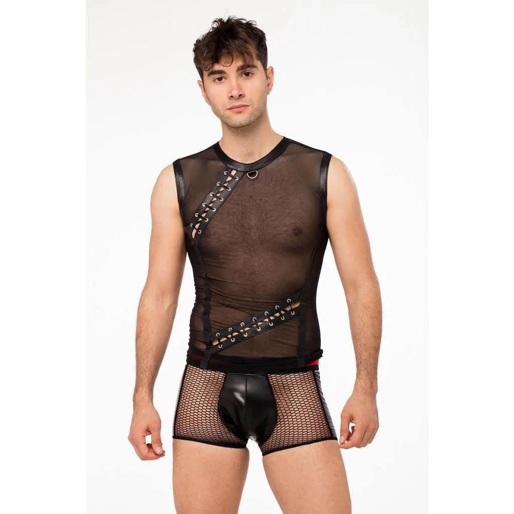 Эротическое футболка lapin rose с элементом шнуровки, размер s в Воронеже