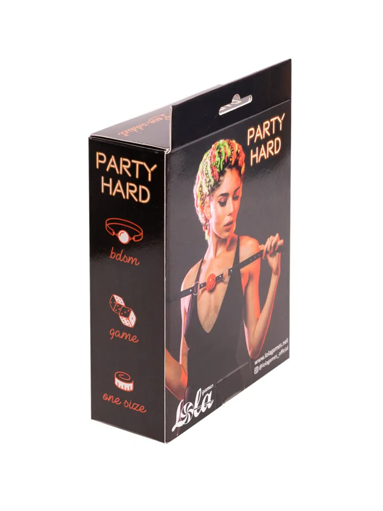 кляп party hard love addict red 1146-02lola в Воронеже