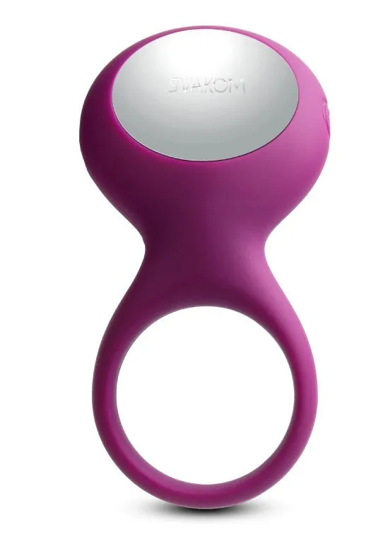 виброкольцо со стимулятором svakom tyler, фиолетовое в Воронеже