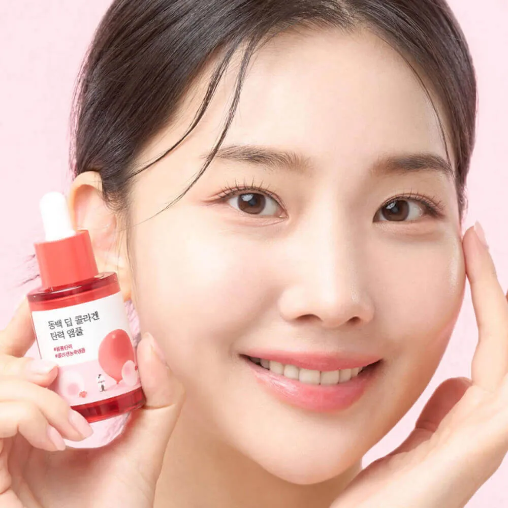 round lab camellia deep collagen firming ampoule, укрепляющая коллагеновая ампула с камелией 30 мл в Воронеже