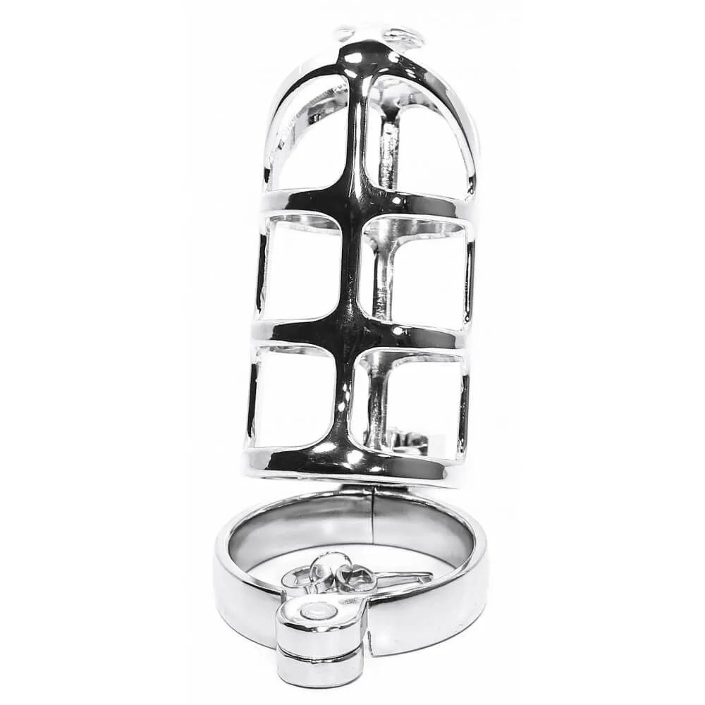 клетка на член pipedream metal worx cock cage xl, металлическая в Воронеже