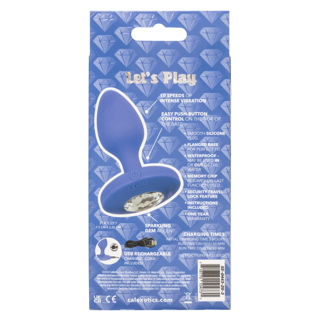 перезаряжаемая анальная вибропробка cheeky gems medium rechargeable vibrating probe в Воронеже