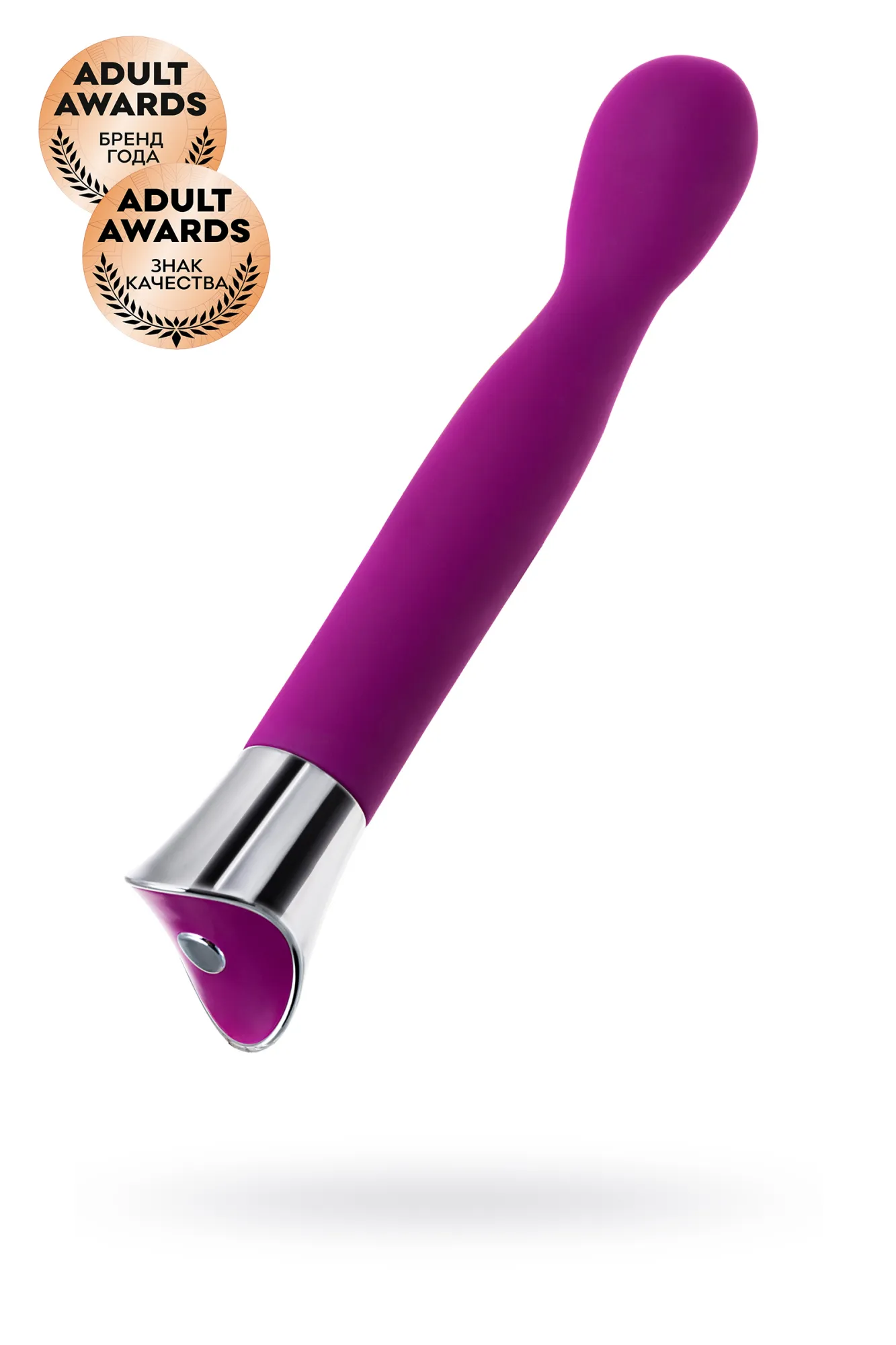 стимулятор для точки g jos gaell, с гибкой головкой, силикон, фиолетовый, 21,6 см. в Воронеже