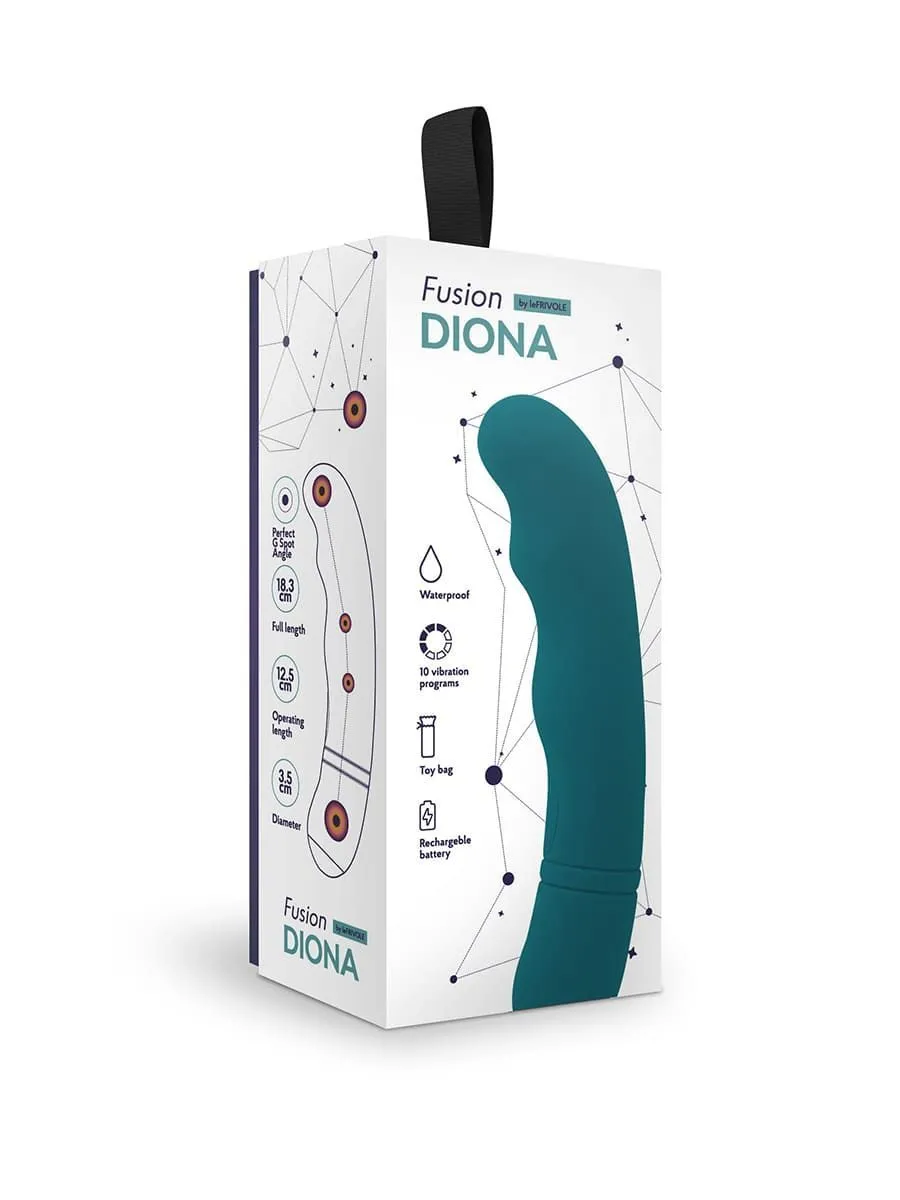 вибромассажер fusion diona, голубой в Воронеже