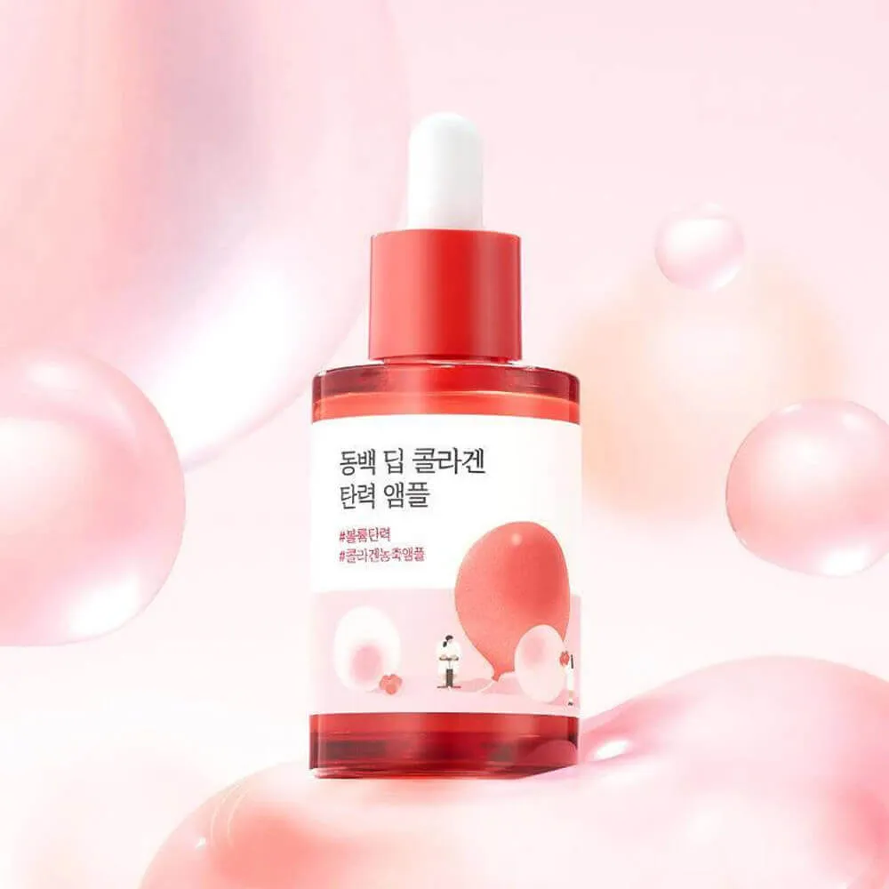 round lab camellia deep collagen firming ampoule, укрепляющая коллагеновая ампула с камелией 30 мл в Воронеже