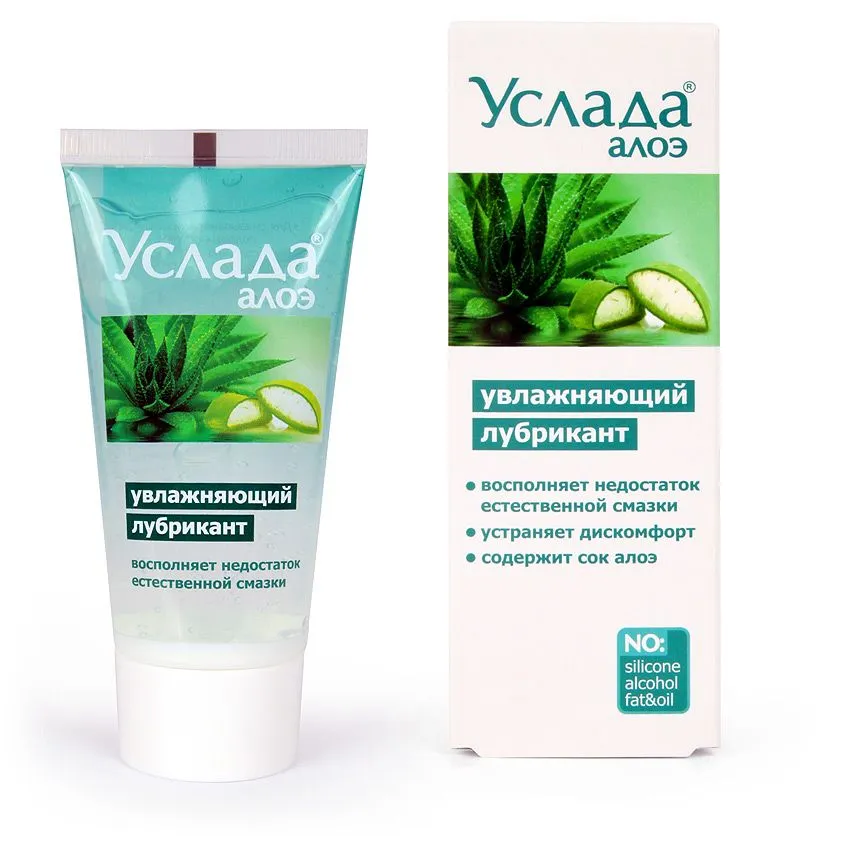 лубрикант увлажняющий услада алоэ, 60 г в Воронеже