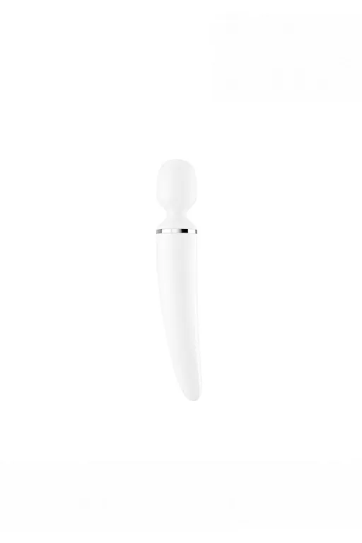 универсальный вибромассажер satisfyer wand-er woman (white/chrome) в Воронеже