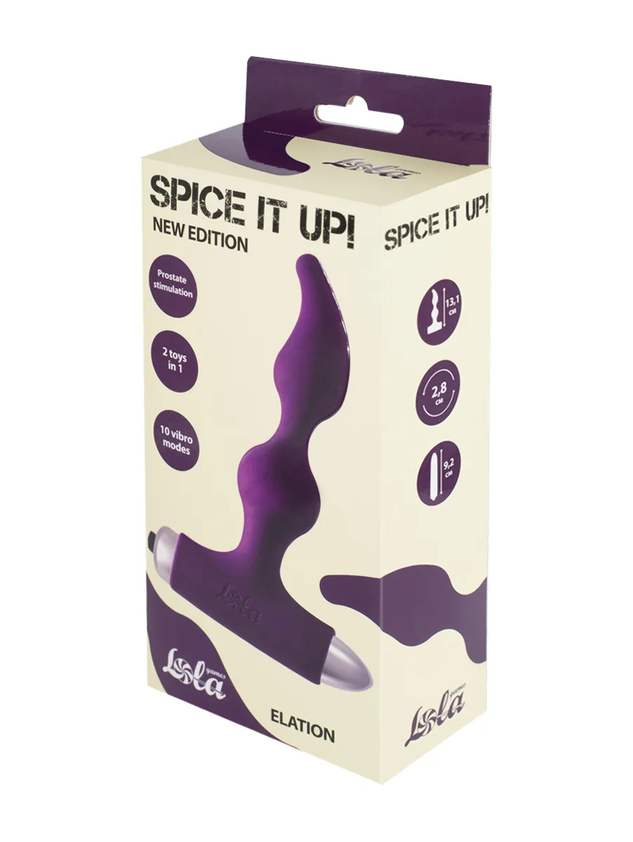 анальная пробка с вибрацией spice it up new edition elation ultraviolet 8018-04lola в Воронеже