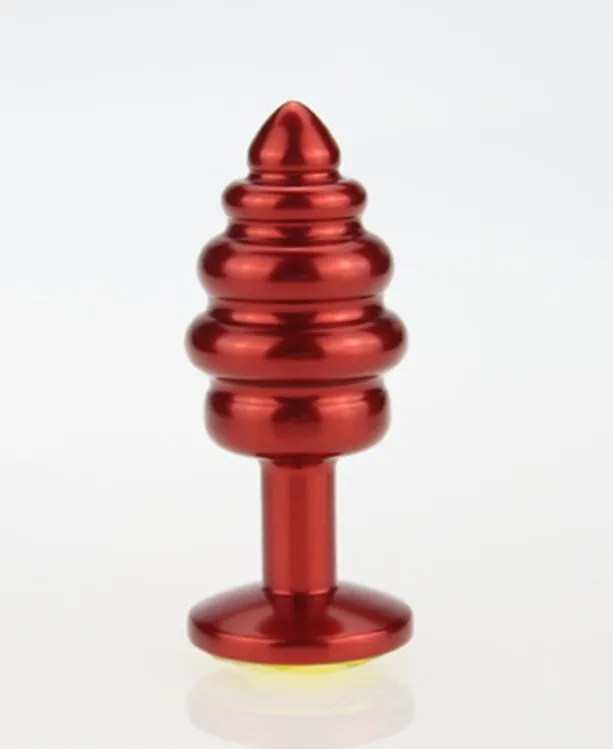 пробка металл 7,3х2,9см фигурная красная голубой страз 47426-1mm в Воронеже