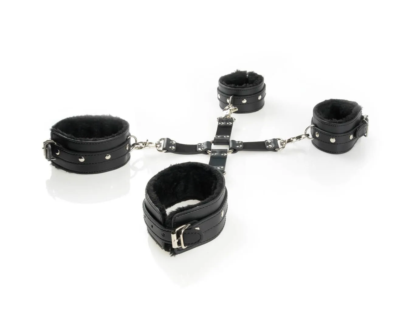 Набор для бондажа Pipedream Cumfy Hogtie, черный