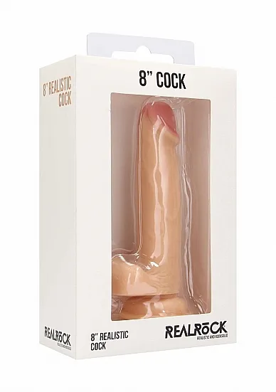 фаллоимитатор realistic cock - 8" - with scrotum в Воронеже