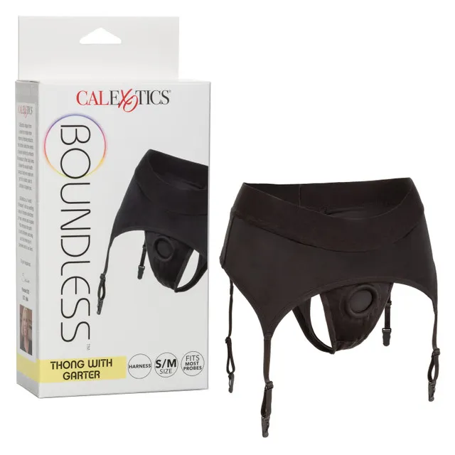 Крепление для страпона BOUNDLESS THONG W/ GRTER - S/M