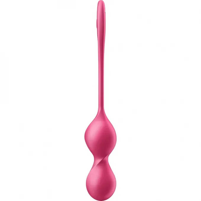 вагинальные шарики с вибрацией satisfyer love birds 2 connect app, с пультом ду, красный, 22,2 см в Воронеже