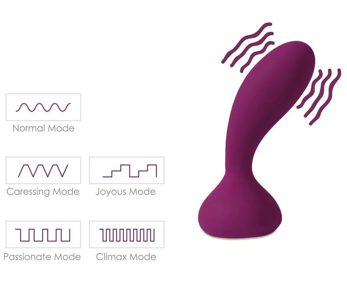 анальная пробка с вибрацией svakom judy, фиолетовая в Воронеже