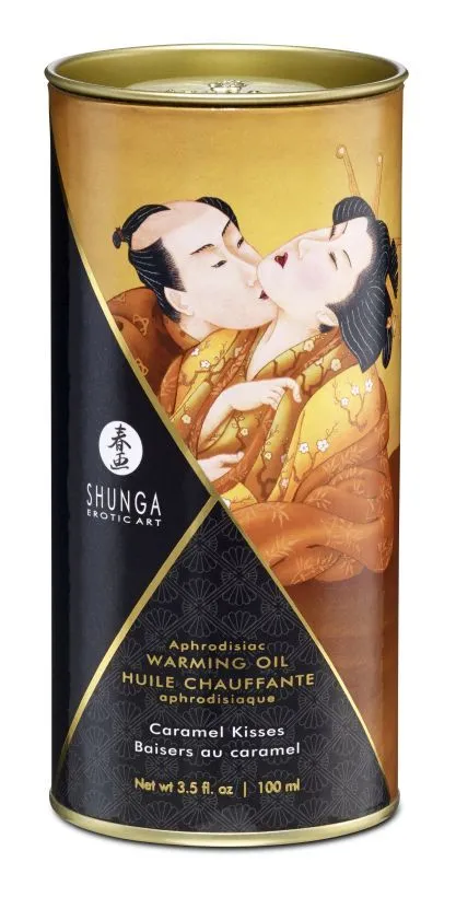 масло массажное съедобное shunga карамельный поцелуй, 100 мл в Воронеже