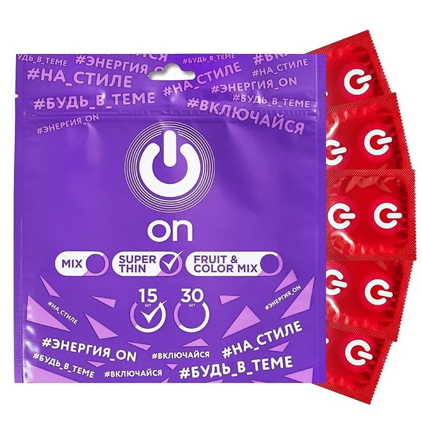 презервативы on №3+12 super thin в Воронеже