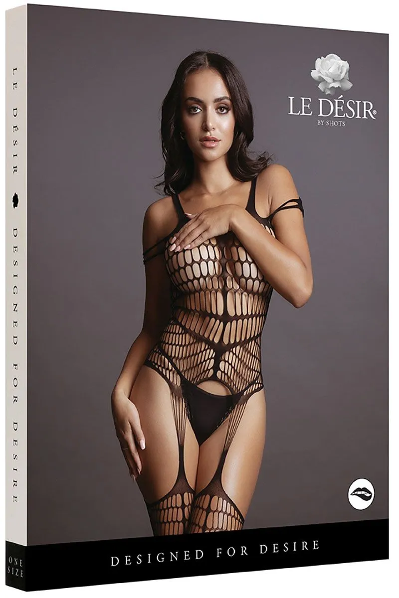 Эротическое кетсьюит le desir (боди-комбинезон), черный в Воронеже