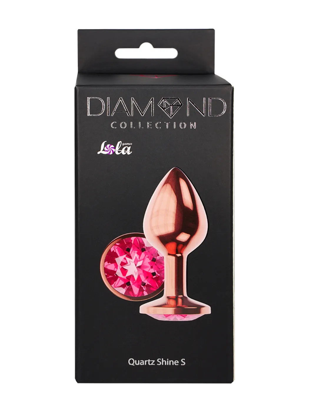 анальная пробка diamond quartz shine s розовое золото 4023-01lola в Воронеже