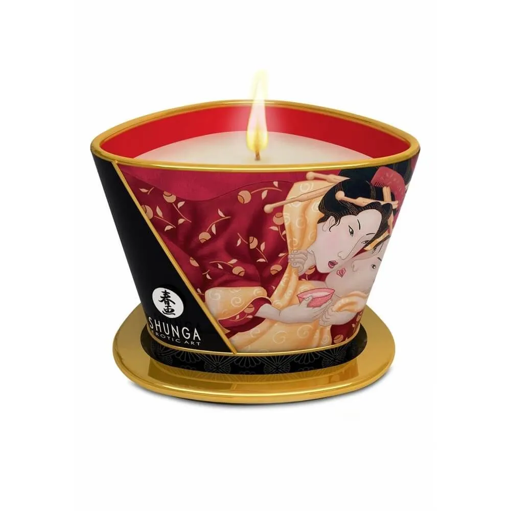 массажная свеча клубника shunga sparkling strawberry wine, 170 мл в Воронеже