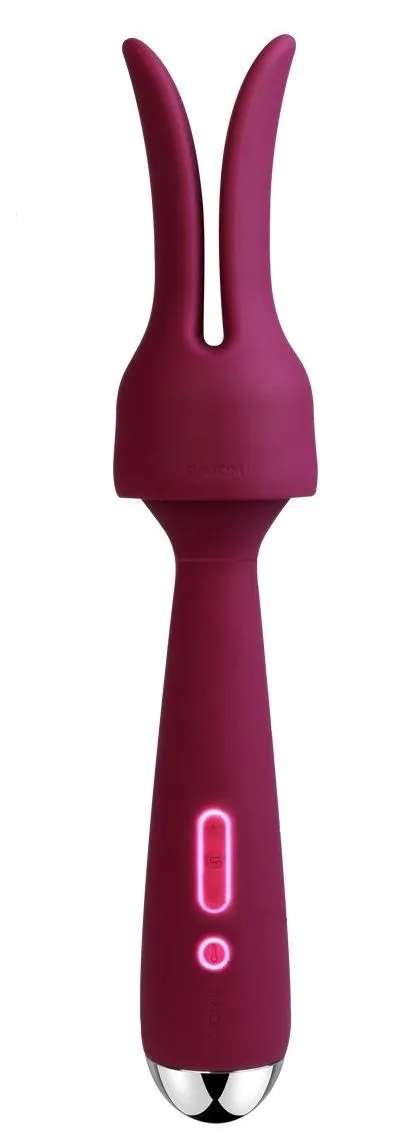 универсальный массажер с насадкой svakom emma, фиолетовый в Воронеже