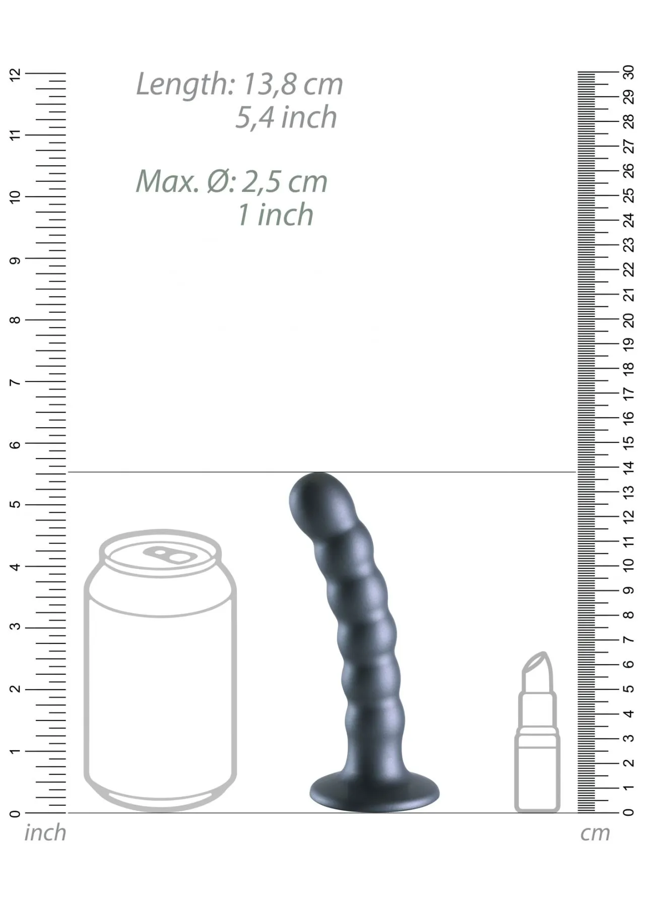 фаллоимитатор beaded g-spot - 13 см в Воронеже