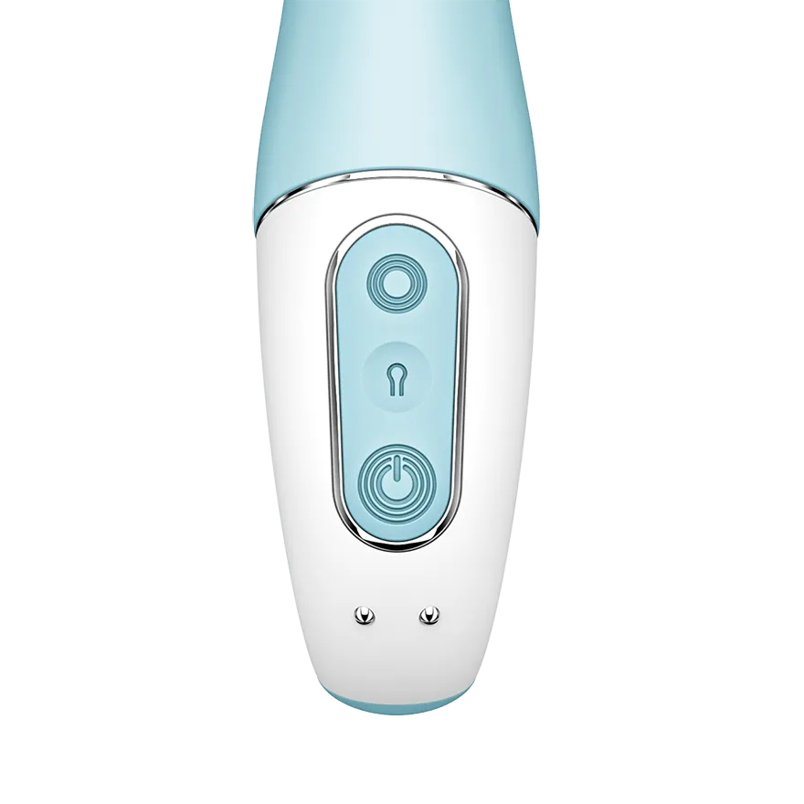 вибратор с функцией расширения satisfyer air pump vibrator 5+ blue 038544sa в Воронеже
