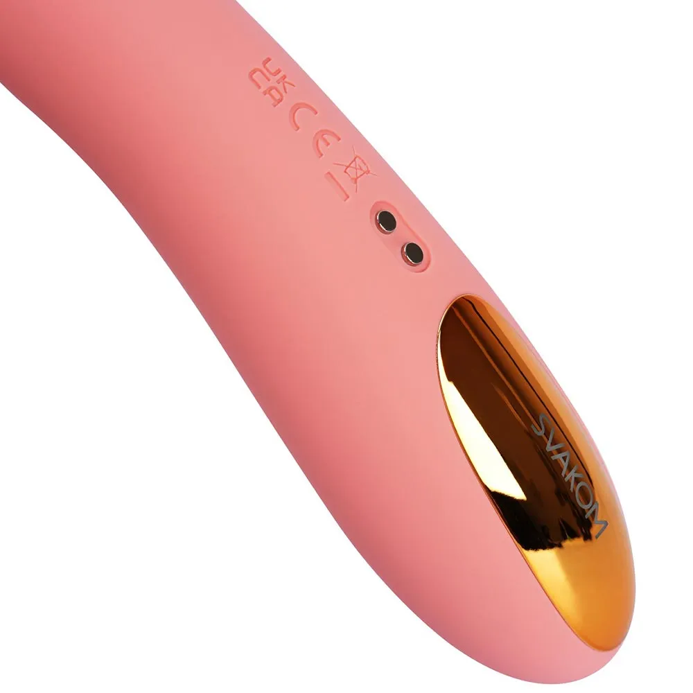 универсальный вибромассажер svakom ava neo с возвратно-поступательными движениями, персиковый в Воронеже