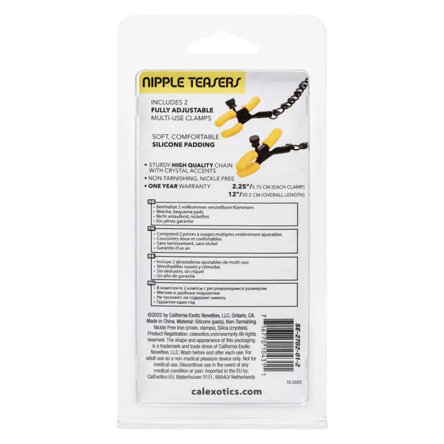 металлические зажимы для сосков с силиконовыми насадками boundless nipple teasers в Воронеже