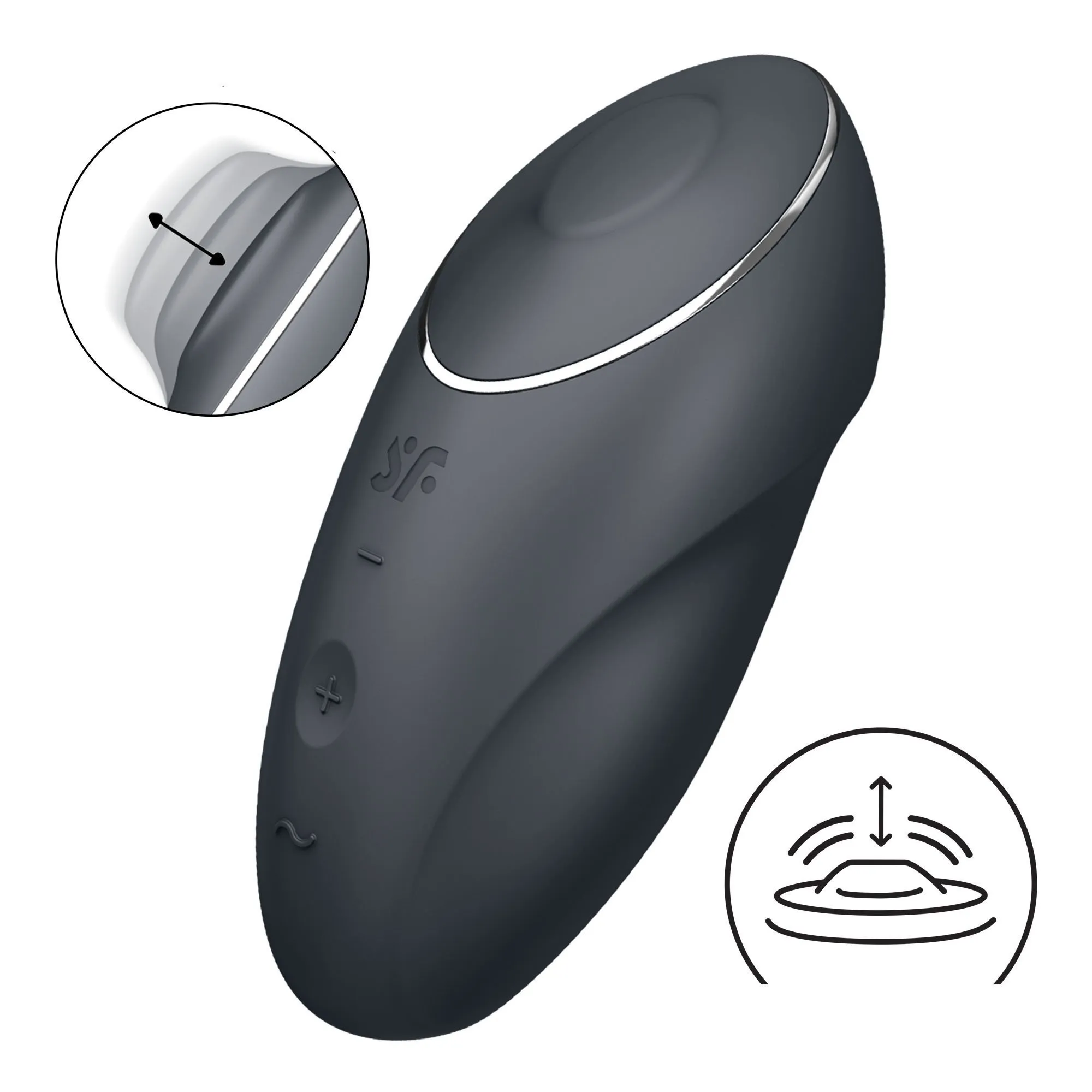 пульсирующий массажер satisfyer tap&climax 1 black 046013sa в Воронеже
