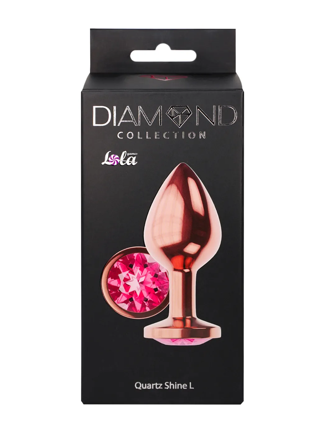 анальная пробка diamond quartz shine l розовое золото 4023-02lola в Воронеже