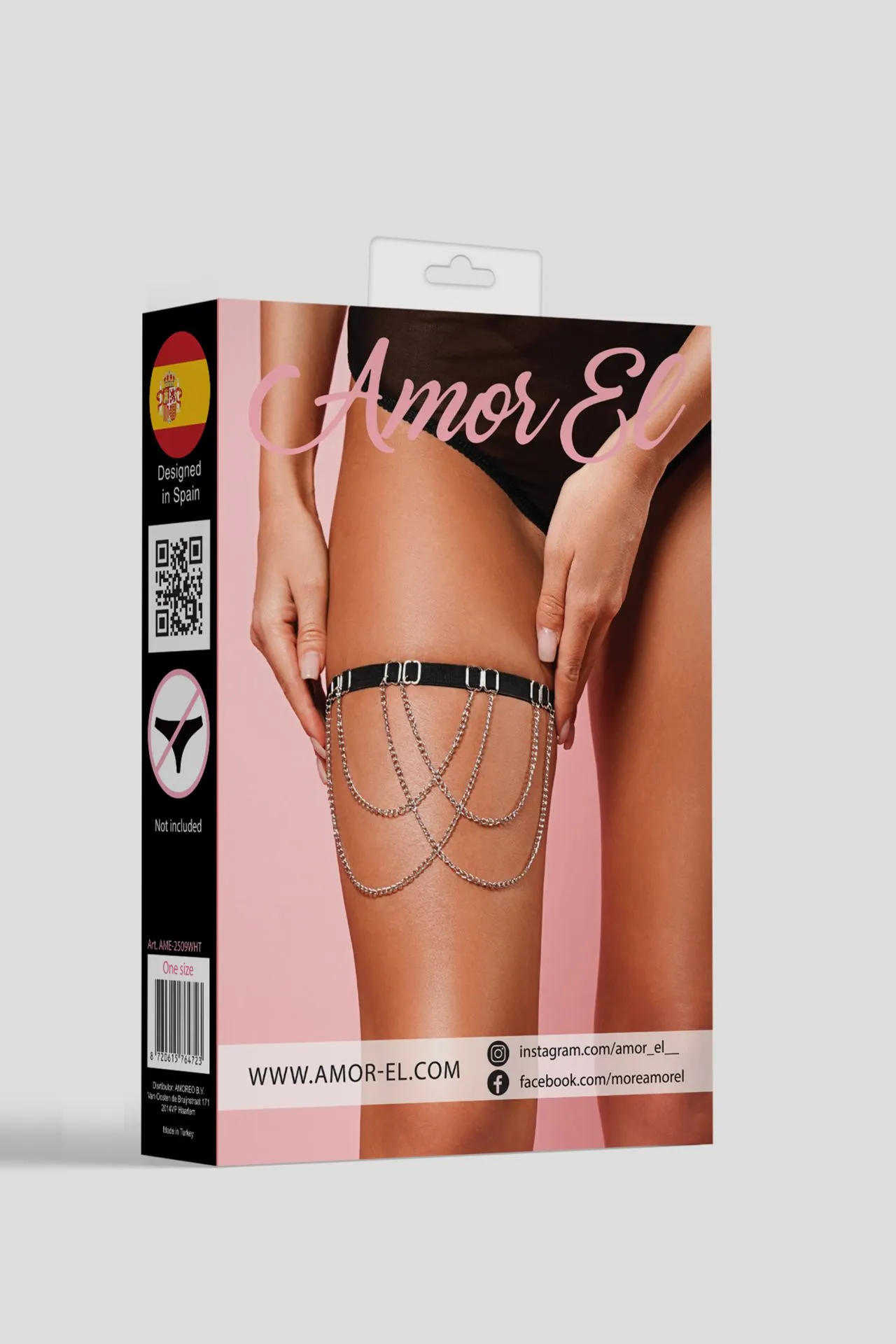 Эротическое подвязка с декоративными цепочками цепочками с регуляторами на резинке в едином размере (xs-l) в Воронеже