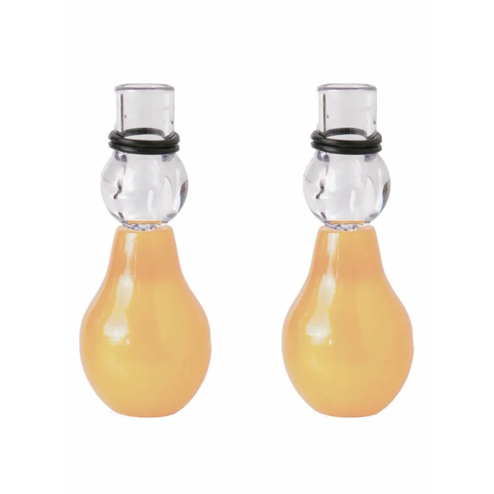 Помпы для сосков Pipedream Nipple Erector Set, желтые