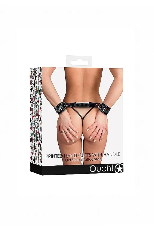 наручники printed handcuffs old school tattoo style в Воронеже