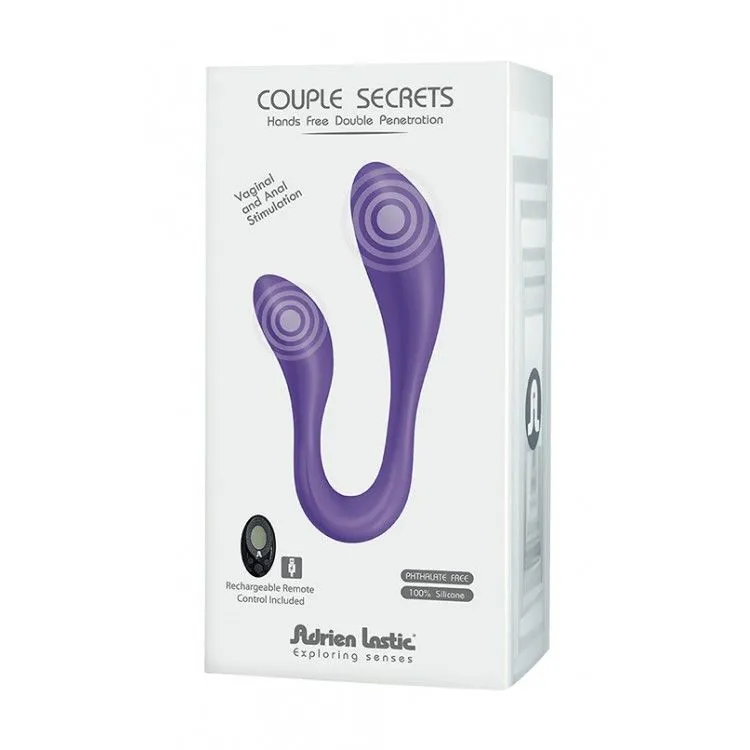 вибратор для пар adrien lastic couple secrets ii с пультом, фиолетовый в Воронеже