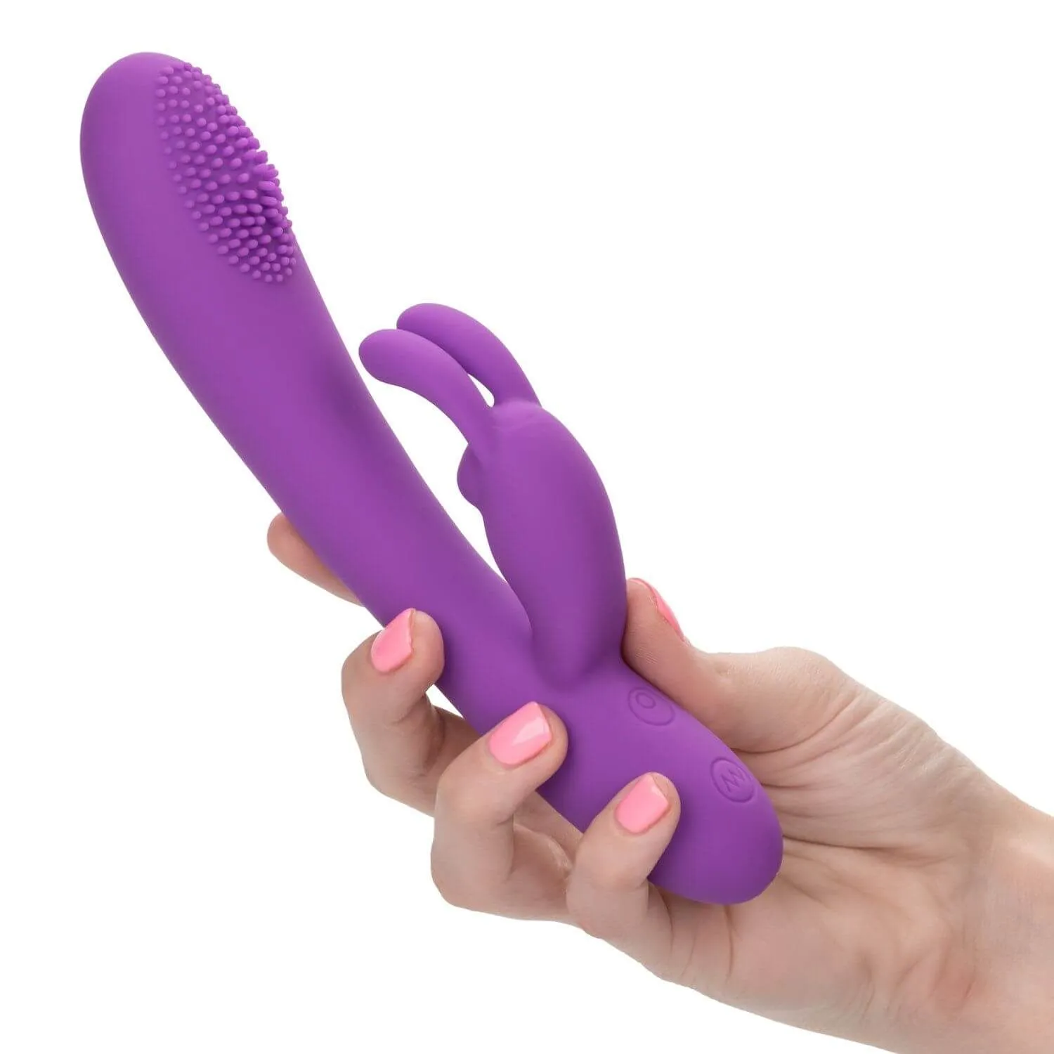 вибратор california exotic novelties embrace massaging rabbit, фиолетовый в Воронеже