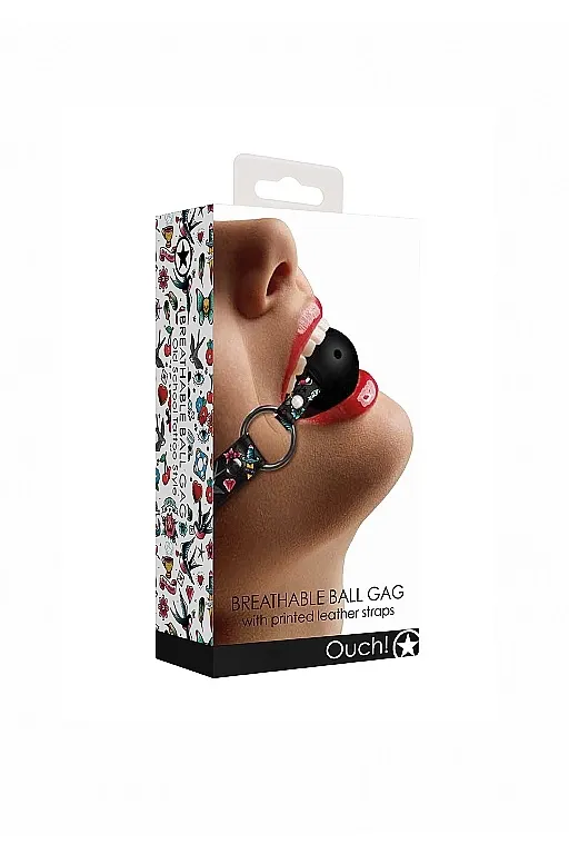 кляп breatheable ball gag old school tattoo style в Воронеже