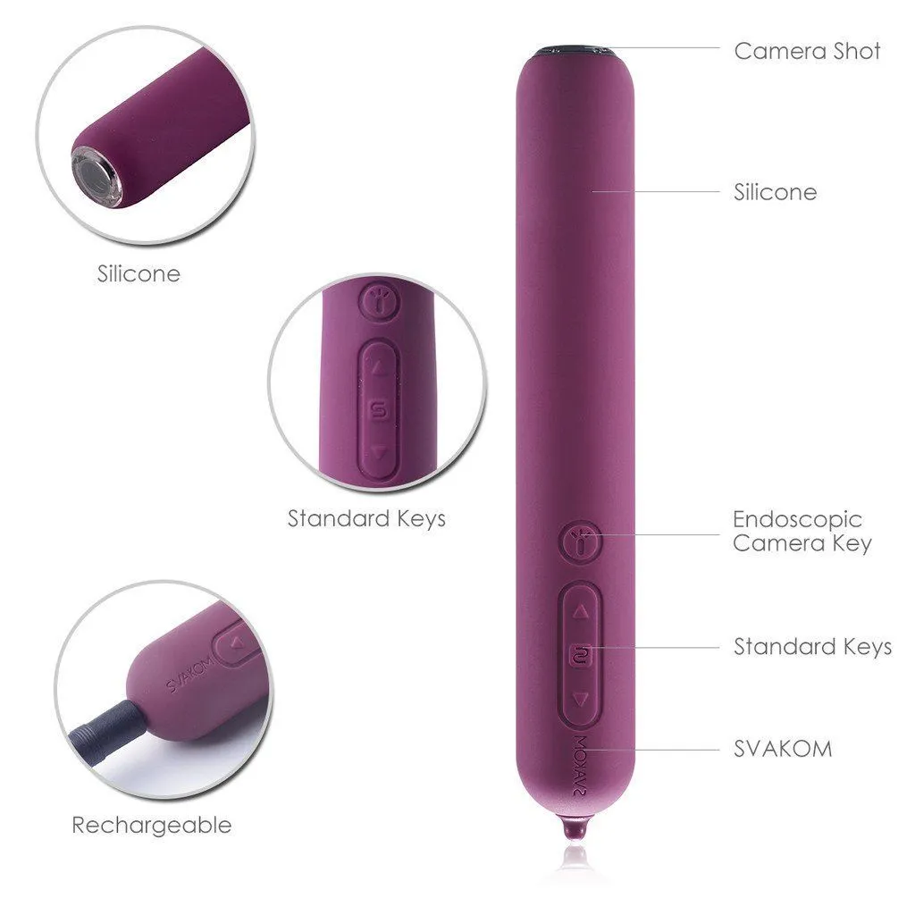вибратор с камерой svakom siime, фиолетовый в Воронеже