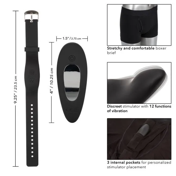 трусы боксеры с вибромассажером remote control panty set  m/l в Воронеже