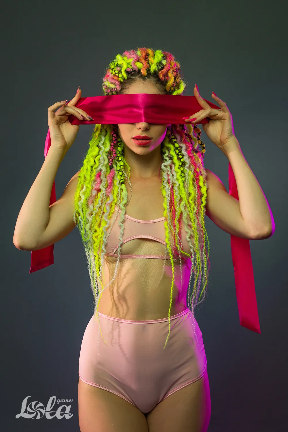 лента party hard wink pink 1142-02lola в Воронеже