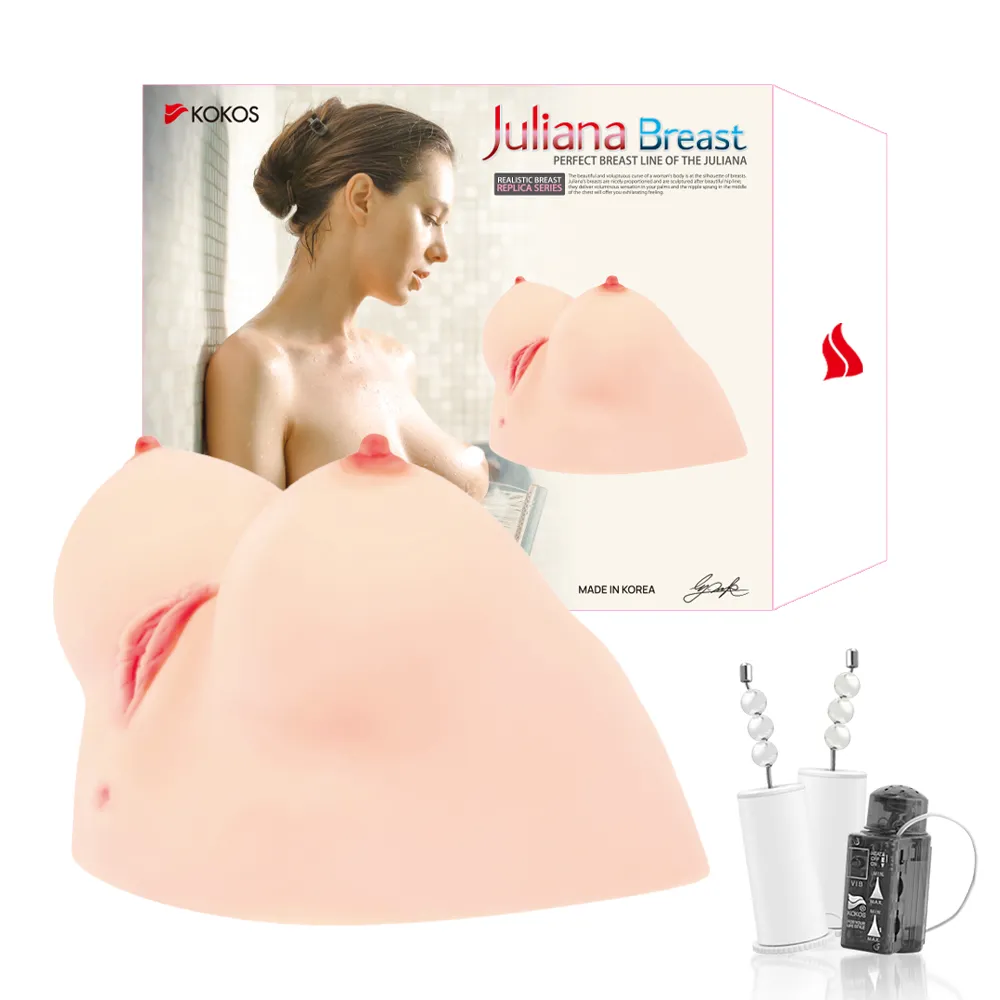 мастурбатор juliana breast грудь-вагина-анус с вибрацией телесный tpr kokos m01-002-01v в Воронеже