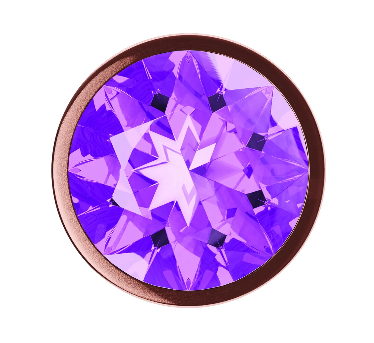 анальная пробка diamond amethyst shine l розовое золото 4025-02lola в Воронеже