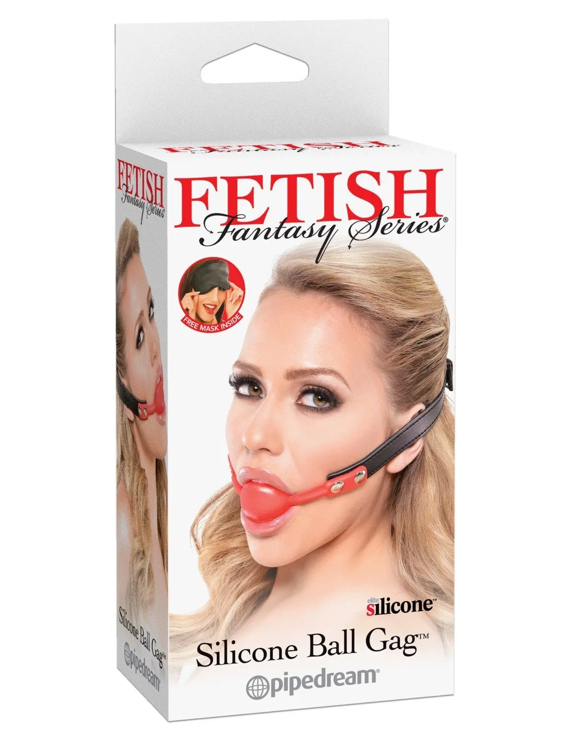 кляп pipedream silicone ball gag, красный в Воронеже