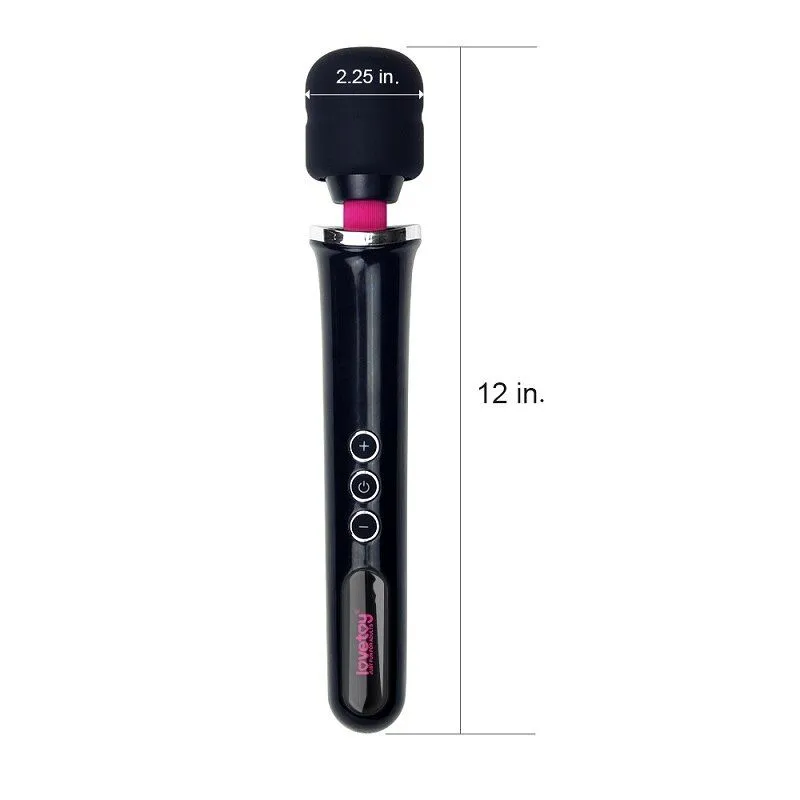 массажер lovetoy training master ultra powerful rechargeable body wand, черный в Воронеже