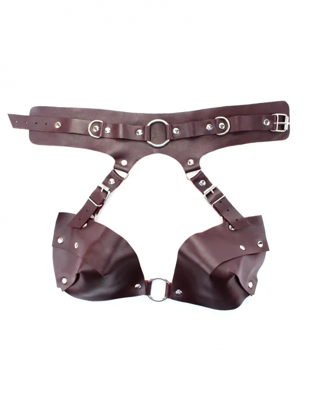 сбруя из ошейника с лифом lady's arsenal бордо 67018ars в Воронеже