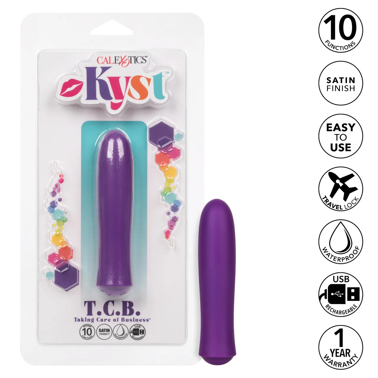 миниатюрный перезаряжаемый вибромассажер kyst t.c.b. taking care of business в Воронеже