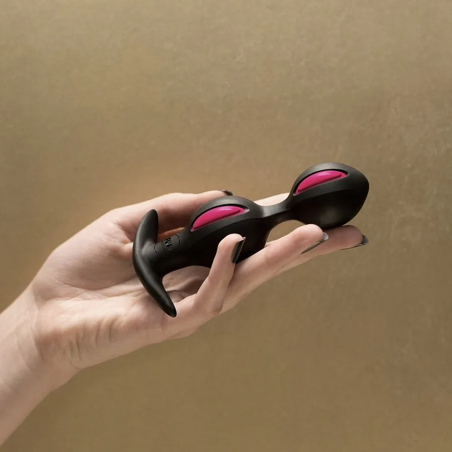 анальные шарики fun factory b balls, черно-малиновые в Воронеже