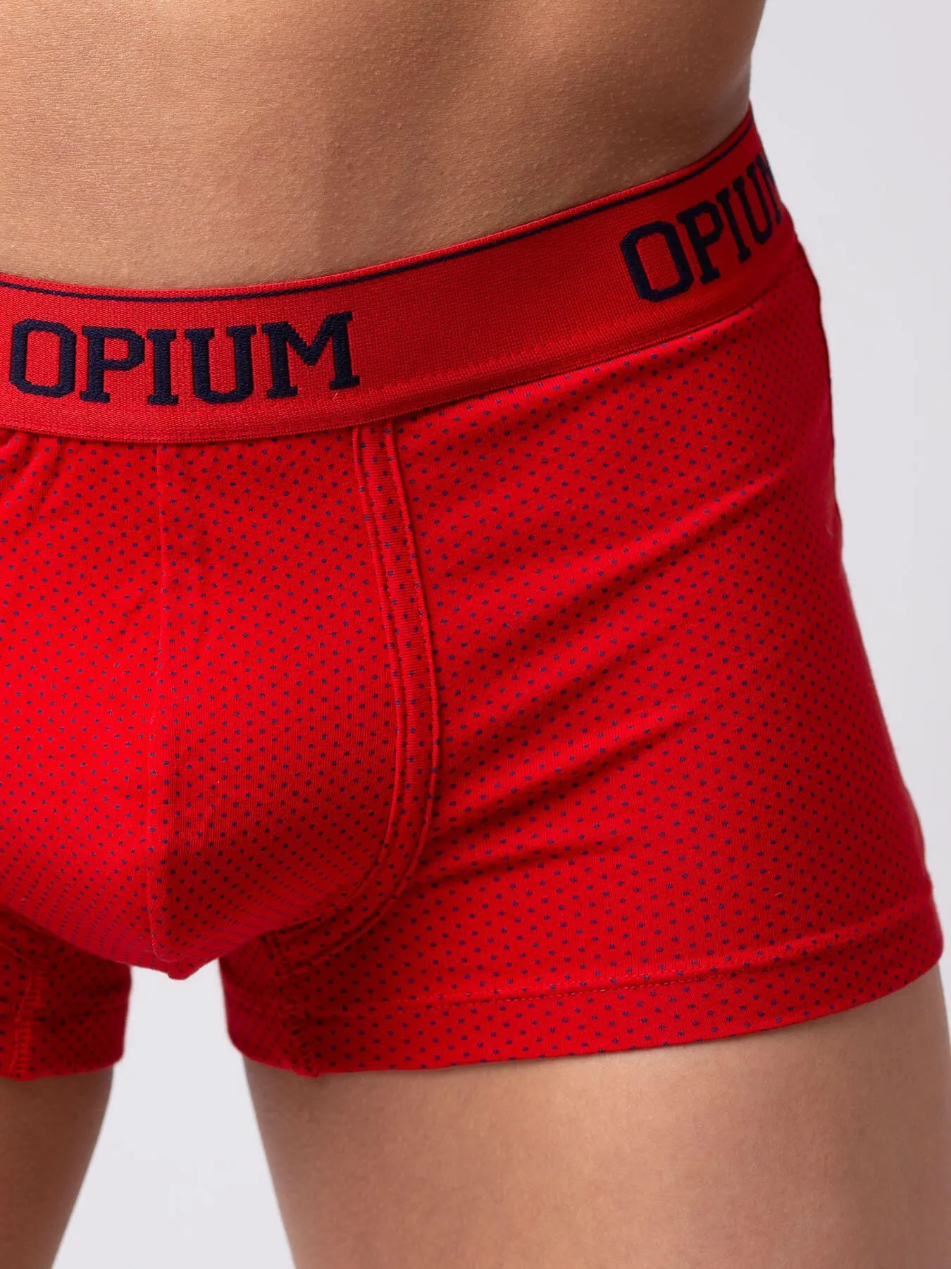 Эротическое трусы мужские боксеры opium r128, красные в Воронеже