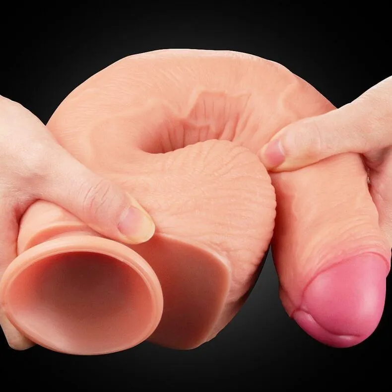 фаллоимитатор lovetoy 12 inch dual layered nature cock king sized, телесный в Воронеже