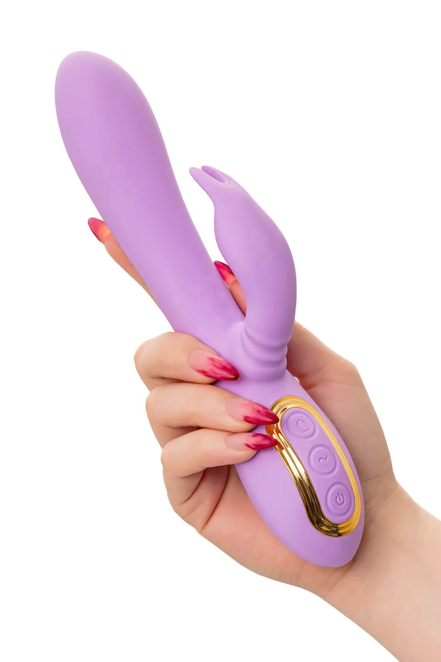 виброкролик с вращающимся клиторальным стимулятором jos jammy, силикон, сиреневый, 22,5 см в Воронеже